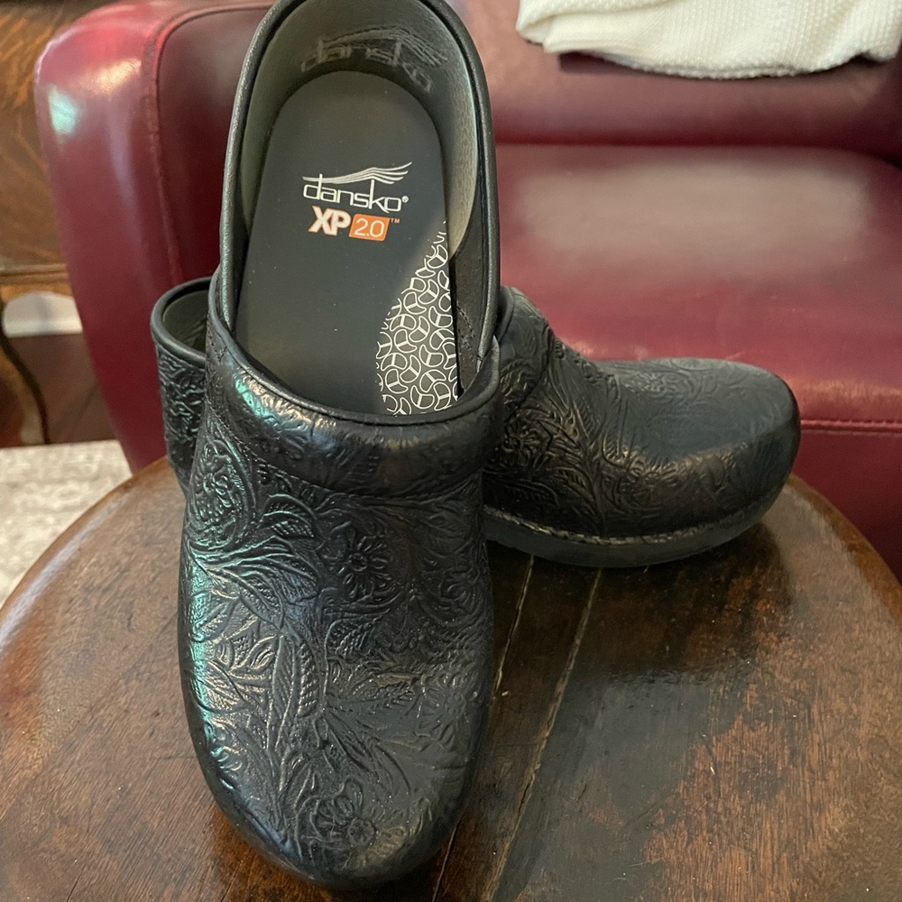 Dansko Black Professional Mules with Durable Comfort